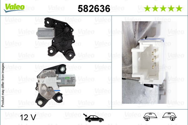 Motore tergicristallo - 582636 VALEO